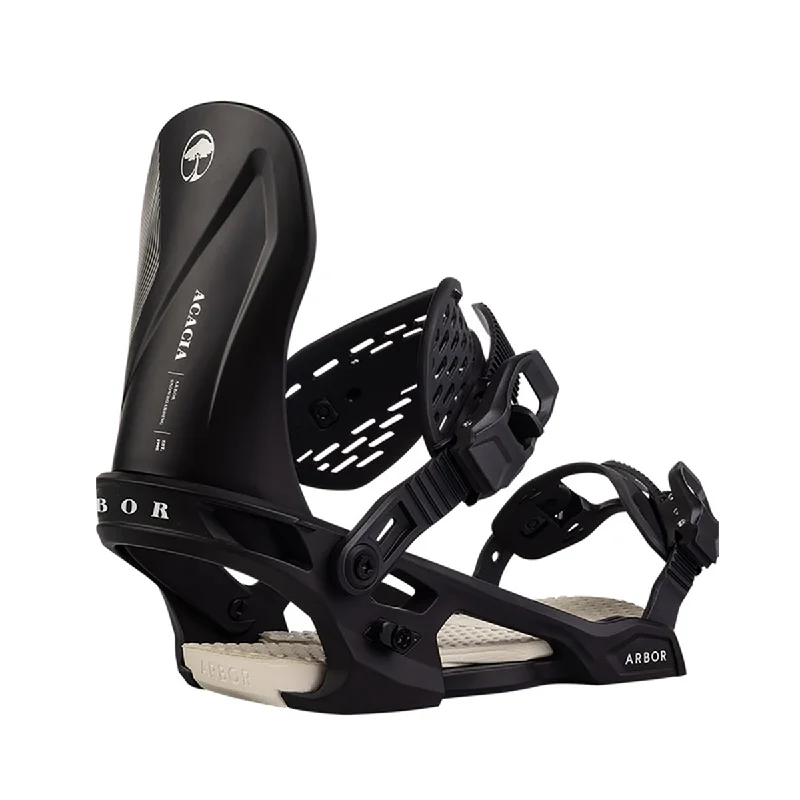 Arbor Women's 2025 Acacia Snowboard Bindings - Black / Marshmellow