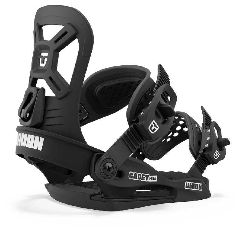 Union Cadet Mini Snowboard Bindings Kids 2024 Black