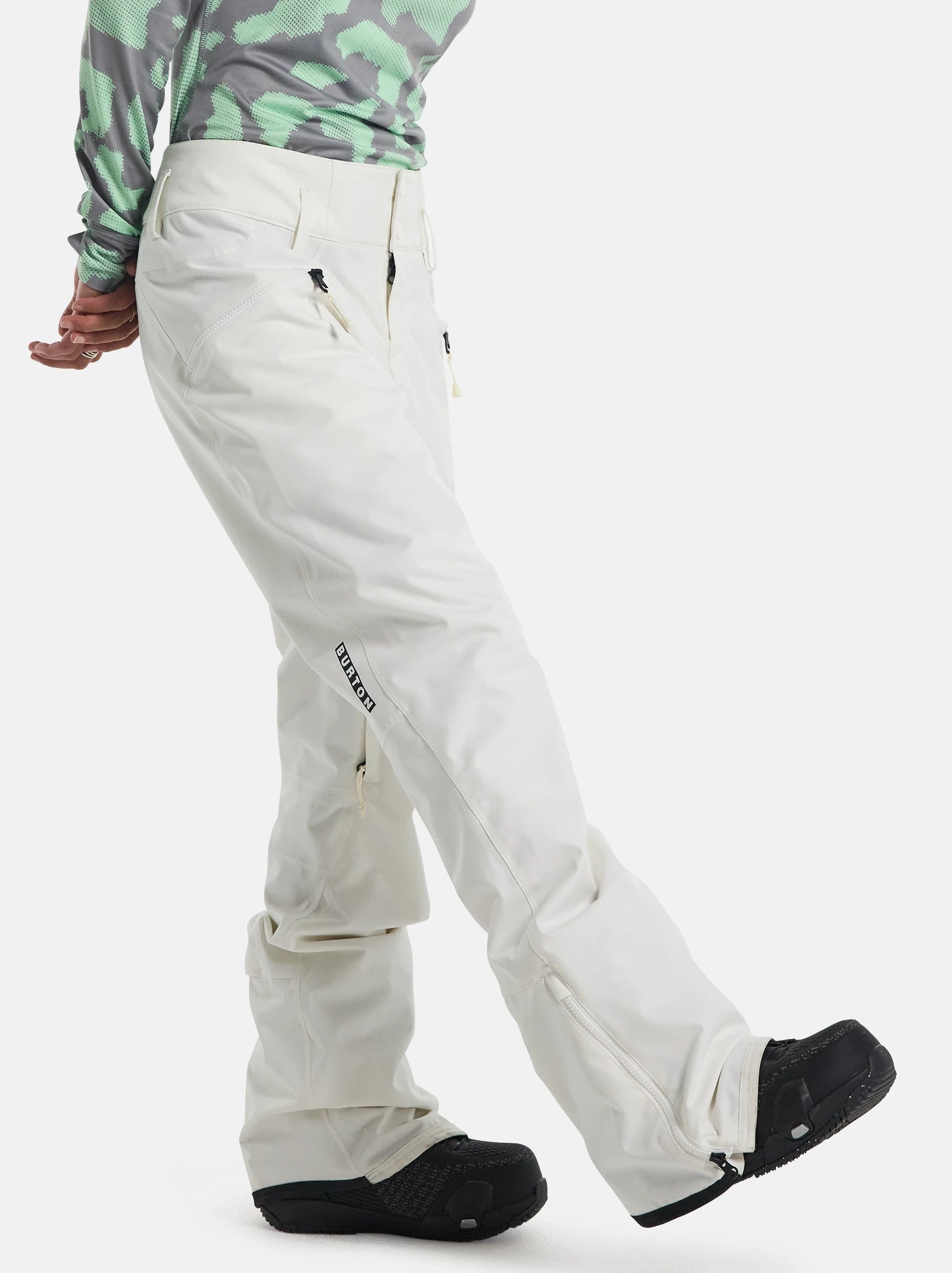 Burton Marcy High Rise Pants Womens 2024 Stout White