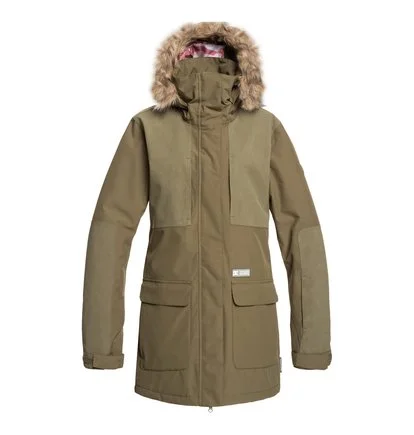 DC PANORAMIC WOMENS JACKET - OLIVE NIGHT 2021