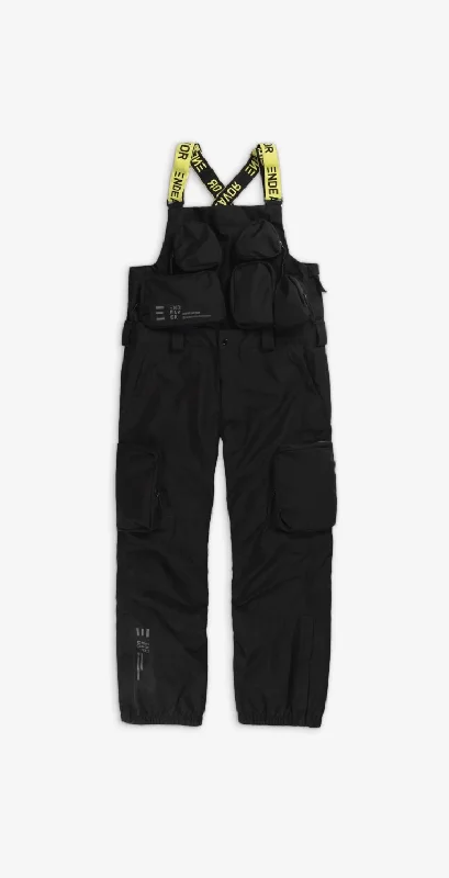 ENDEAVOR 3L SHELTER REMOVABLE BIB PANT BLACK