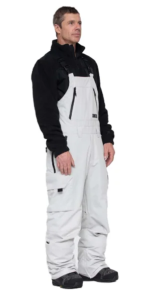 L1 Sentinel Snow Bib Overalls - 2024 - Moonstruck White