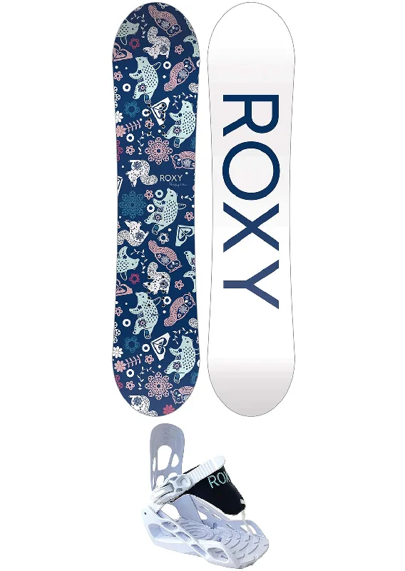 Roxy Junior Poppy Package Small Snowboard