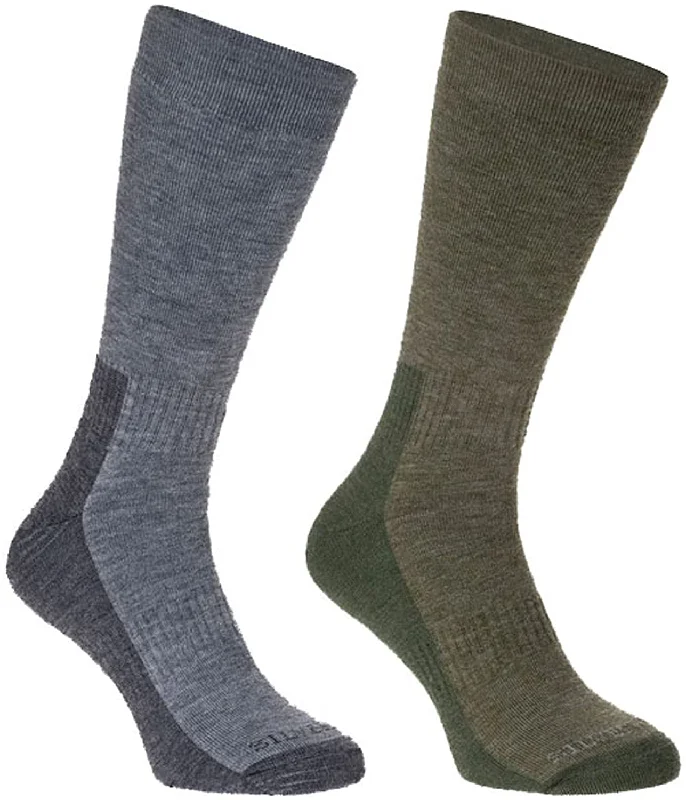 Silverpoint All Terrain Hiker 2pk Socks 3001