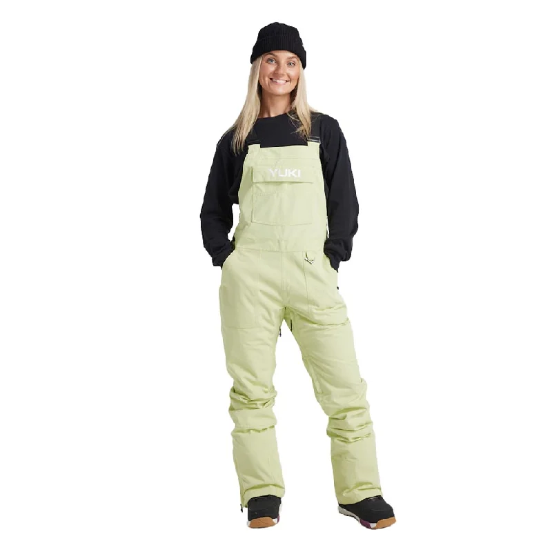 Yuki Threads 2024 Womens Brooklyn Bib Pant - Washed Jade